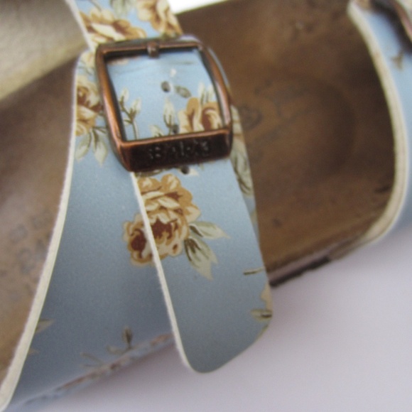 Birkenstock Birki's Sandals Womens 7 M5 Birko-Flor Paisley Light Rose‎ summer - Picture 7 of 7